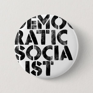 Demokratisk socialist knapp