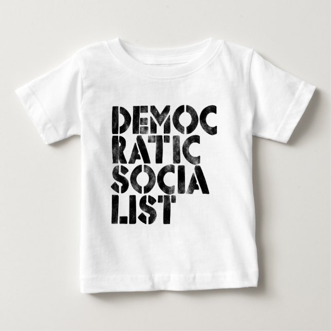 Demokratisk socialist t-shirt (Framsida)