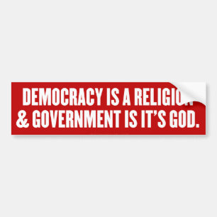 Demokratisk Theismbildekal Bildekal