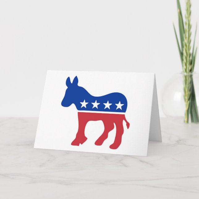 Demokratiska Notecard Kort (Framsida)