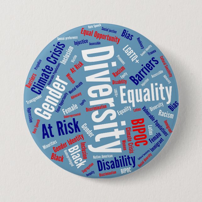 Demokratiska Ord-knapp Knapp (Framsida)