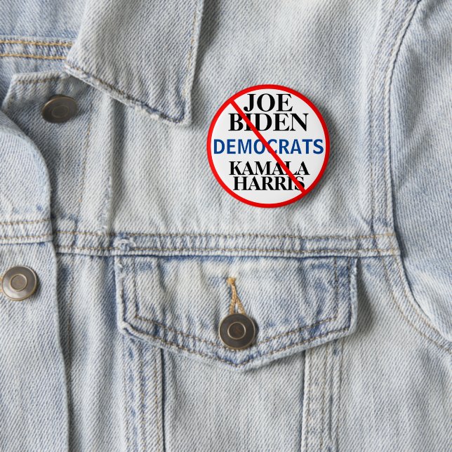 Demokratiska partiet Biden Harris REDIGERA Namn Knapp (In Situ)
