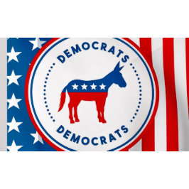 Demokratiska partiets emblemmärke  poster