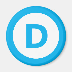 Demokratiska partiets logotyp magnet