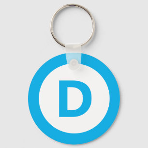 Demokratiska partiets logotyp nyckelring