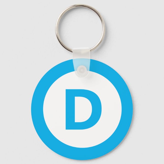Demokratiska partiets logotyp nyckelring (Framsida)