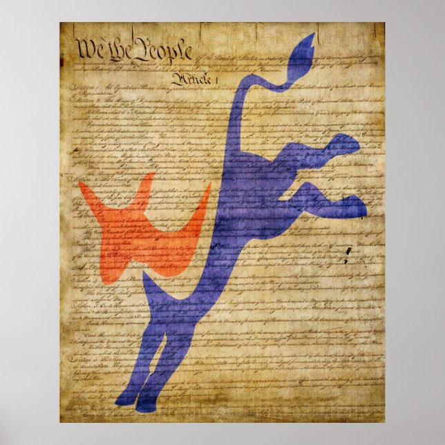 Demokratiska Party Poster (Framsidan)