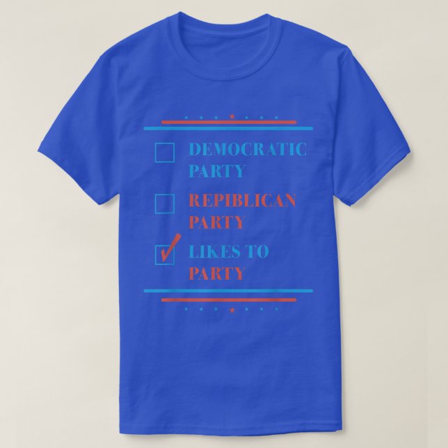 Demokratiska Party-republikanerna Party går med på T Shirt (Design framsida)