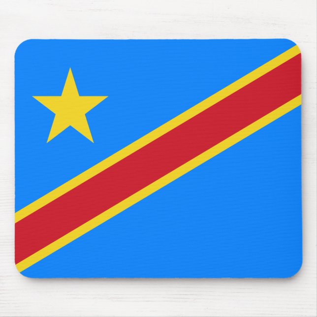 Demokratiska republiken Kongo-Flagga Musmatta (Framsidan)