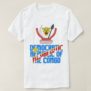 Demokratiska republiken Kongo Flagga och Jacka T Shirt