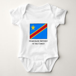 Demokratiska republiken Kongo-Flagga T Shirt