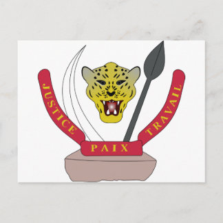 Demokratiska republiken Kongo Jackande av Arm Vykort