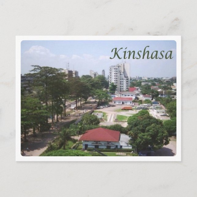 Demokratiska republiken Kongo - Kinshasa - Vykort (Framsida)