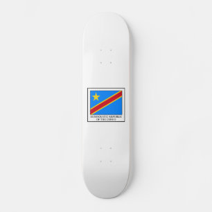 Demokratiska republiken Kongo Mini Skateboard Bräda 18,5 Cm