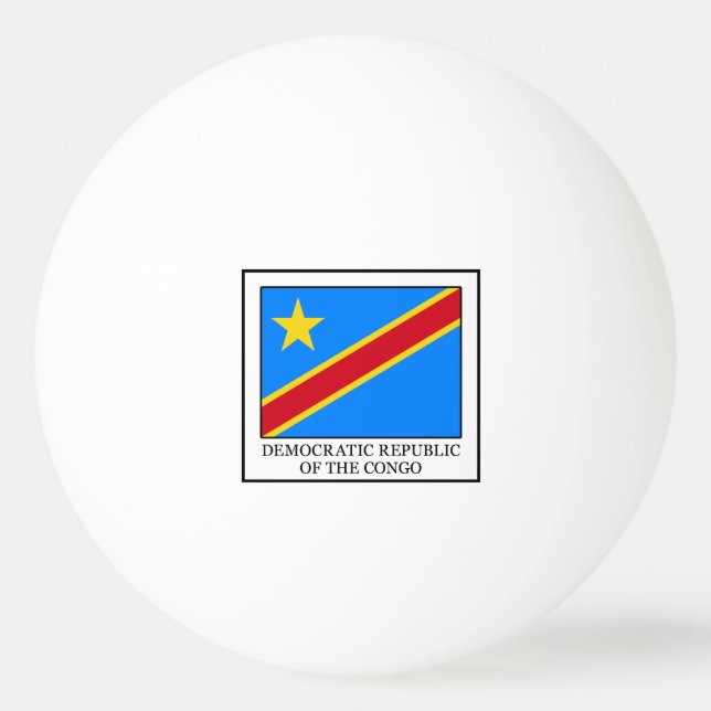 Demokratiska republiken Kongo Pingisboll (Framsidan)
