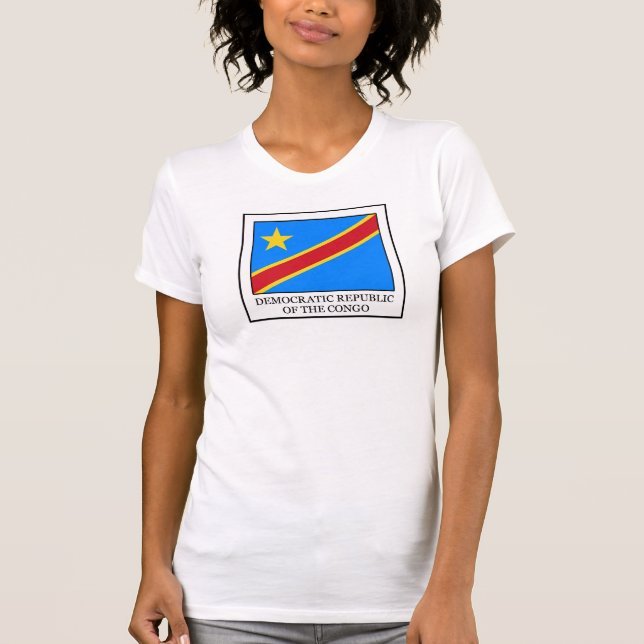 Demokratiska republiken Kongo T-Shirt (Framsida)