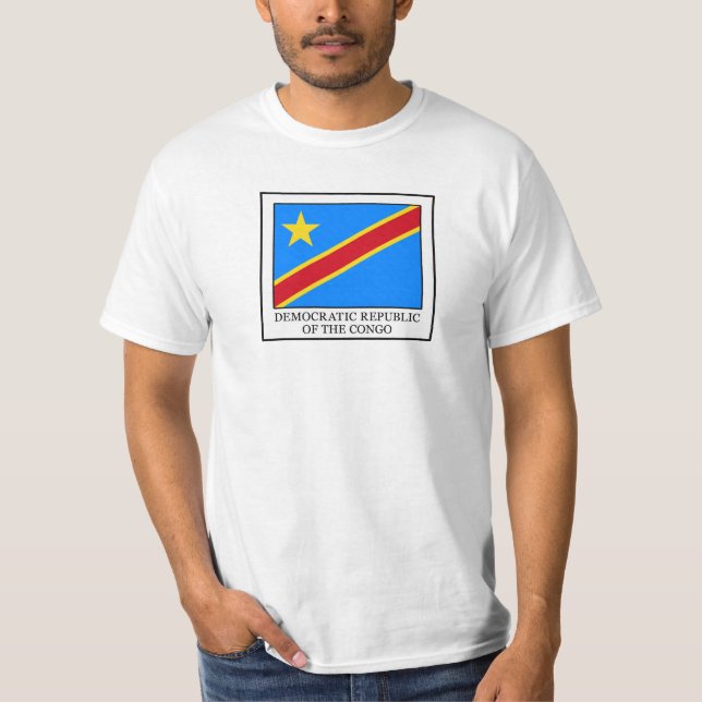 Demokratiska republiken Kongo T Shirt (Framsida)