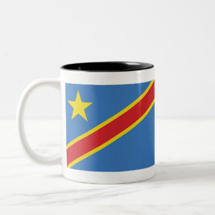 Demokratiska republiken Kongo Två-Tonad Mugg