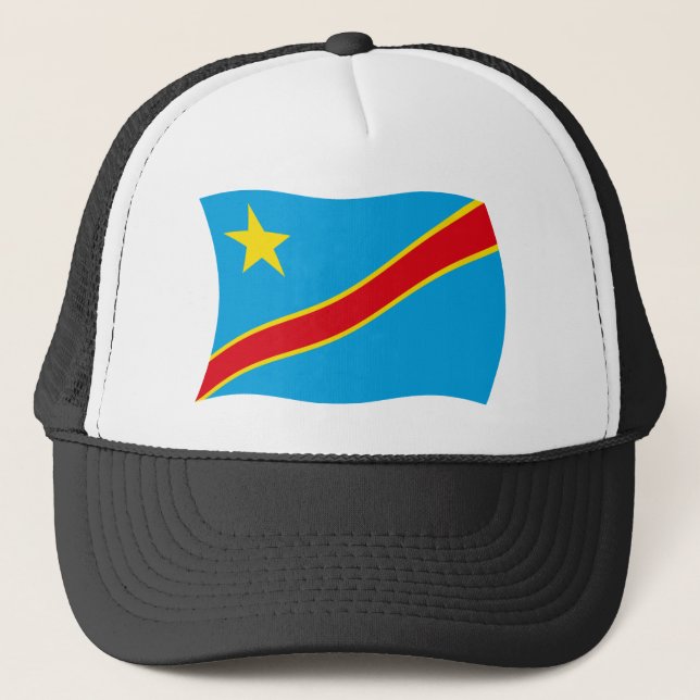 Demokratiska republiken Kongos flagga mössa Keps (Framsida)