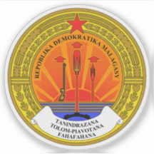 Demokratiska republiken Madagaskars emblem (1975-9