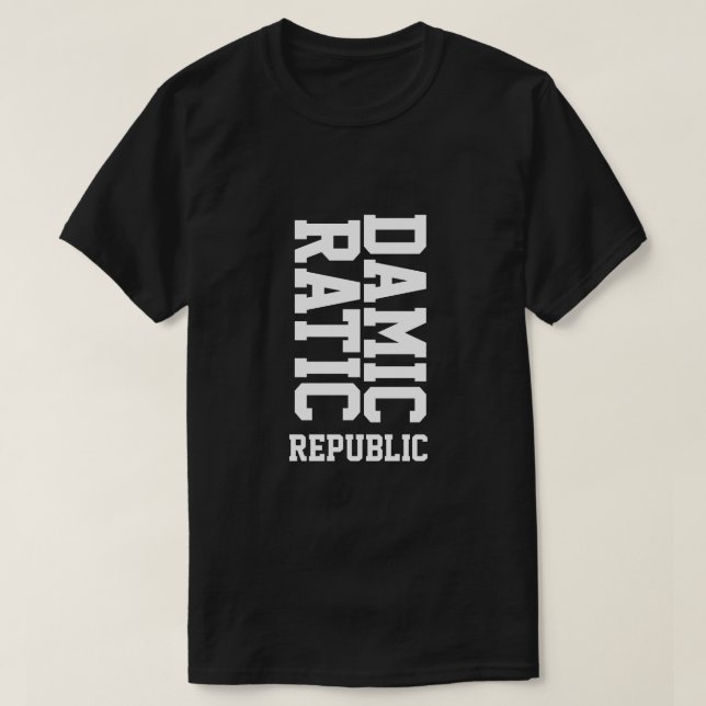 DEMOKRATISKA REPUBLIKEN T-Shirt (Design framsida)