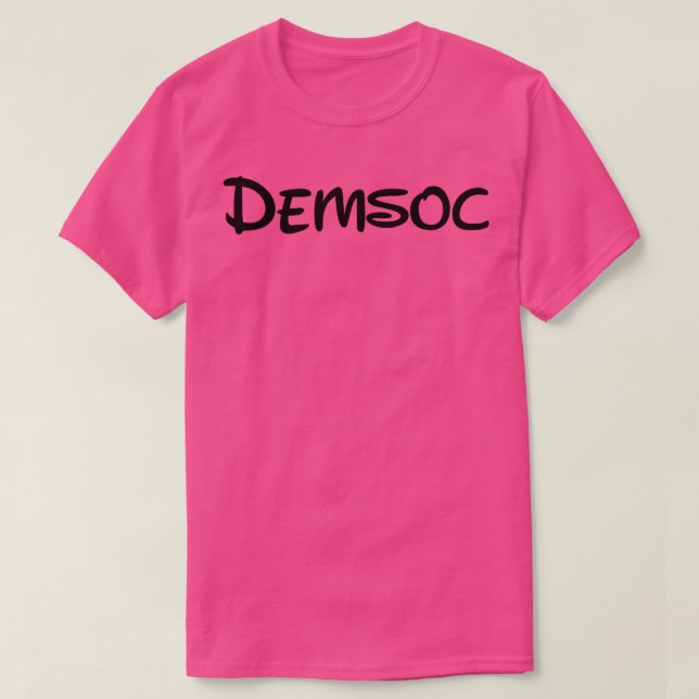 Demokratiska socialistgruppen DemSoc T Shirt (Design framsida)