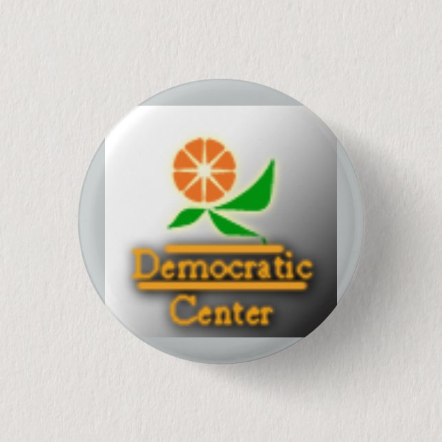 Demokratiskt centrum Party Logotyp Knapp (Framsida)