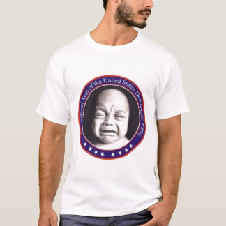 Demokratiskt försegla tee shirt