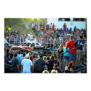 Demolition Derby på grevskapsmässan Fototryck