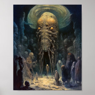 Demon Alien Underworld Creature Poster