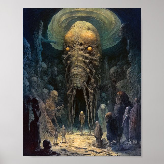 Demon Alien Underworld Creature Poster (Framsidan)