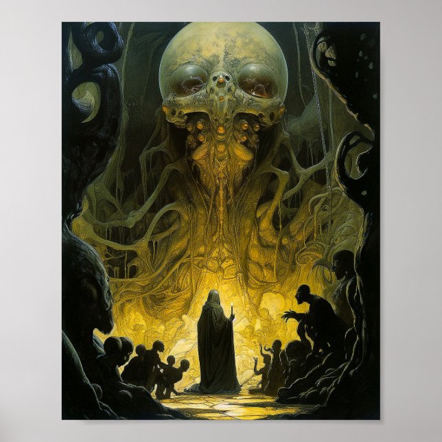 Demon Alien Underworld Creature Poster (Framsidan)