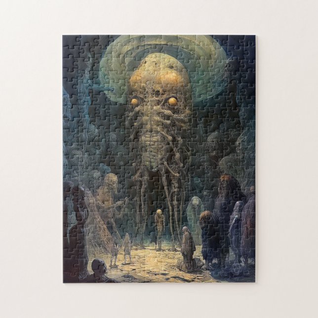 Demon Alien Underworld Creature Pussel (Vertikal)