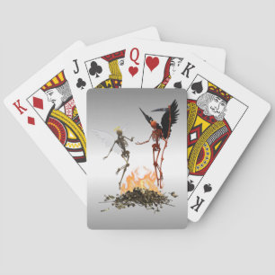 Demon Angel Skeletons Casinokort