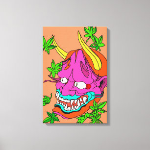 Demon Blommar Canvastryck