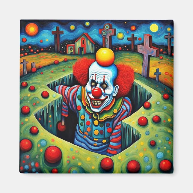 Demon Clown uppstår Magnet (Framsidan)