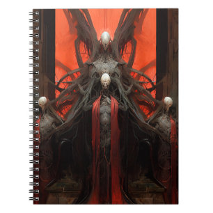 Demon Creatures Mörk Fantasy Horror Anteckningsbok