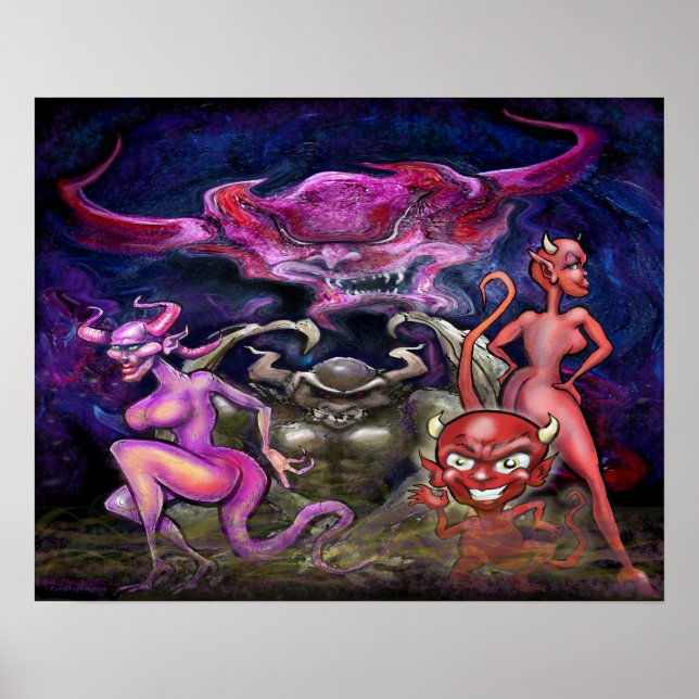 Demon Dance Poster (Framsidan)