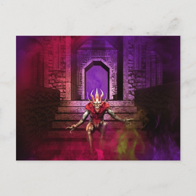 Demon Dance Vykort (Framsida)