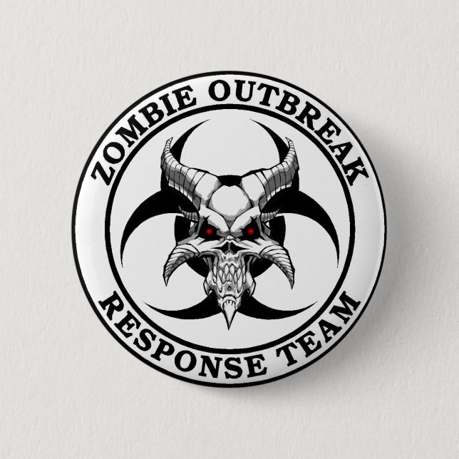 Demon för ZombieutbrottBiohazard Knapp (Framsida)