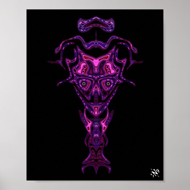 Demon från underjordens bust v1.2 poster (Framsidan)