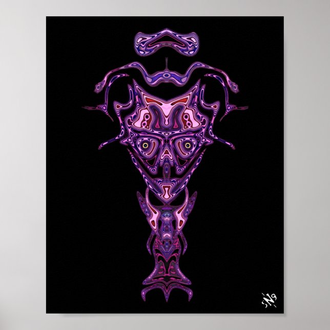 Demon från underjordens bust v1 poster (Framsidan)