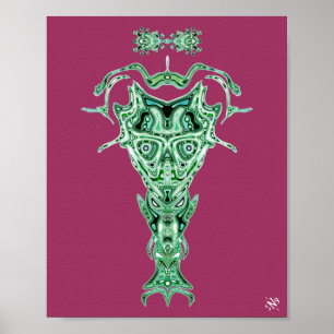 Demon från underjordens bust v2.1 poster