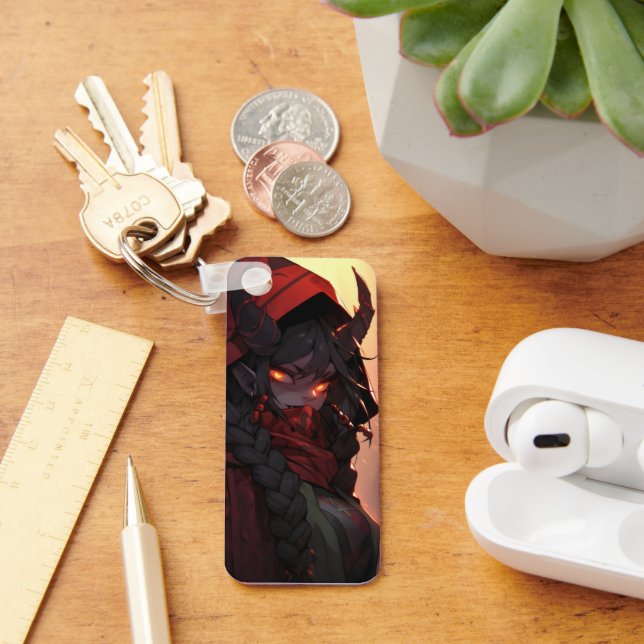 Demon Girl Anime Nyckelring (Skrivbord)