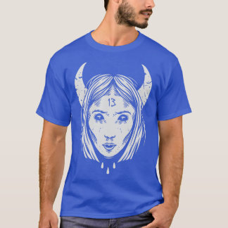 Demon Girl Illustration T Shirt