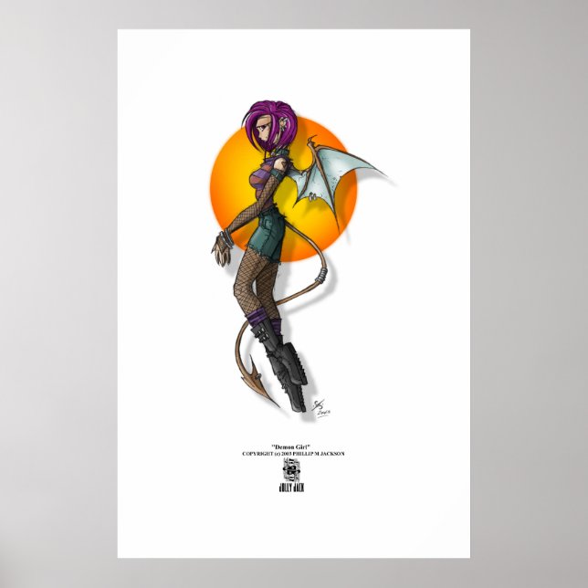 Demon Girl Poster (Framsidan)