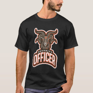 Demon Goat Thed Security Officer T Shirt