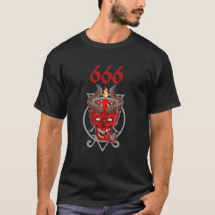 Demon Grunge helvetet Djävulen Skull OcULsm Hail S T Shirt