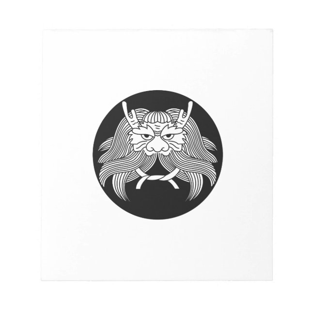 Demon helmet anteckningsblock (Framsida)