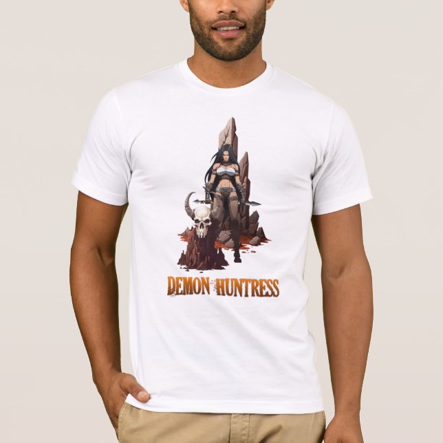 Demon Huntress T Shirt (Framsida)